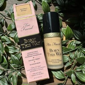 Too Faced Born This Way Undetectable Foundation - GOLDEN BEIGE - New in Box